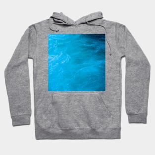 Blue Ocean Waves Hoodie